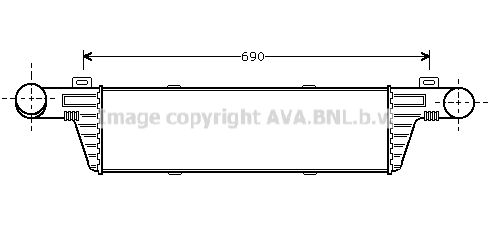 AVA QUALITY COOLING Starpdzesētājs MSA4224